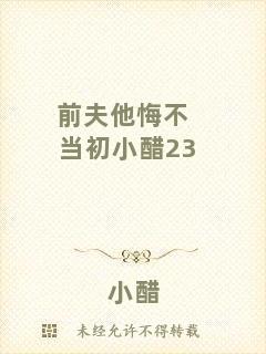 前夫他悔不當(dāng)初小醋23