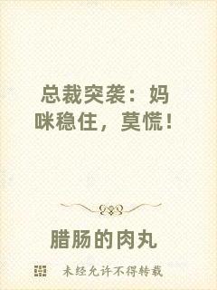 總裁突襲：媽咪穩(wěn)住，莫慌！